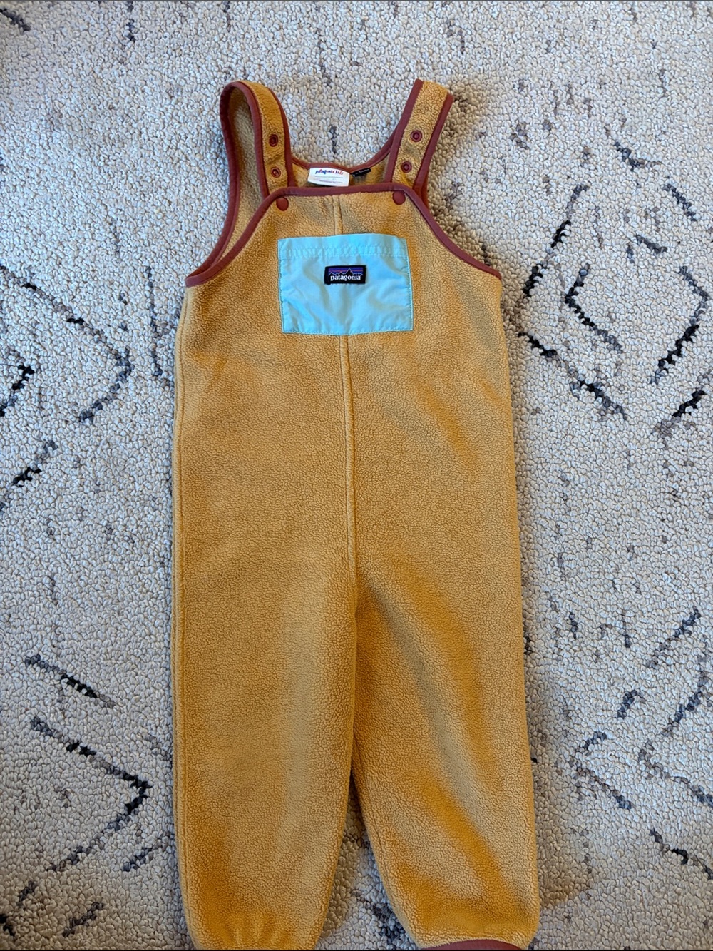 Patagonia Kids  Fleece Overalls bibs (3T) EUC